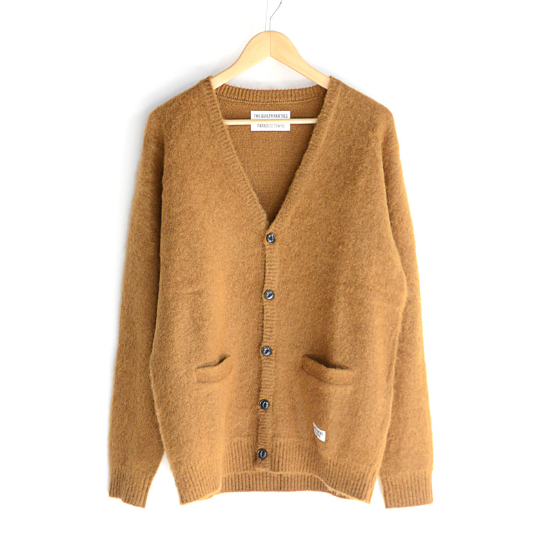 エバニュー WACKO MARIA MOHAIR KNIT CARDIGAN 野村訓市 - カーディガン